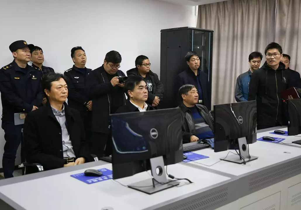 海安市副市長葛志祥帶隊巡查蘇中達科承建的海安市智慧停車項目